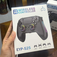 Manette de jeu sans fil durable 1000 mAh avec joystick Hall et déclencheur BT5.3 pour PS5 Slim Pro/Android/PC/Smart TV, manette de jeu RGB