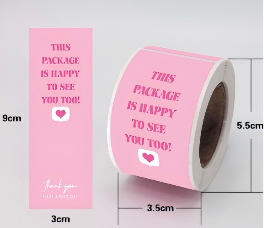 New Ins Creative Wholesale Self-adhesive Packaging Labels, Adhesive Tape For Sealing, Gift Wrapping Stickers