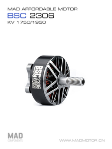Mad 5인치 모델 항공기 레이싱 모터 Bsc2306 브러시리스 1750Kv/1950Kv FPV 레이싱 드론용 금속 재질 개인 맞춤형 금형 - Product Image 2