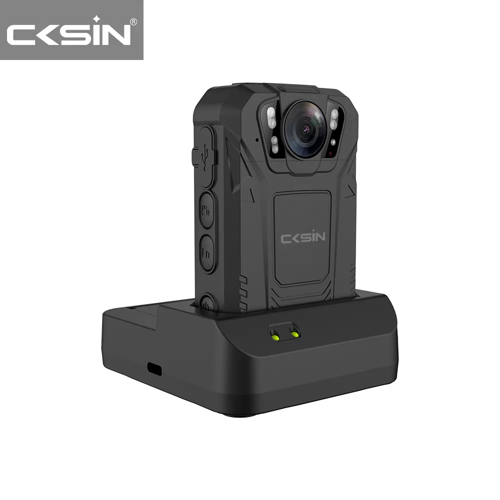 CKSIN DSJ-V1Pバッテリー3050mAh12時間記録PTTIP68WiFiリアルタイムビデオ4K4Gパーソナルボディカメラ