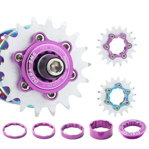 Kit de conversion à vitesse unique pour BMX/VTT-Anneau de verrouillage de roue libre en aluminium pour engrenage fixe et vélo de rue - Product Image 1