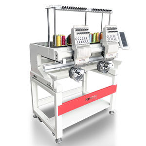 Máquina de Bordar Industrial Automática de 2 Cabezas y 12/15 Agujas para Gorras - Product Image 1