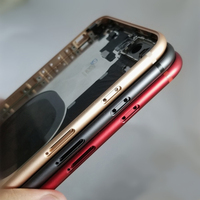 Coque arrière carrée de remplacement pour iPhone 5 5s SE 6 6S 7 8 Plus X Xs Xr 11 12 13 14 15 16 Pro Max