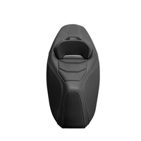 Siège de moto en cuir noir imperméable, coussin de siège de scooter, siège arrière de moto pour UFR150, scan 3D