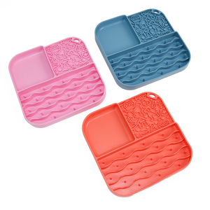 Anti Choke Slow Down Eating Feeder Bowl Cat Dog Lick Mat Venta caliente de silicona para perros <span class=keywords><strong>Silicone</strong></span> Lick Mat con perro - Product Image 5