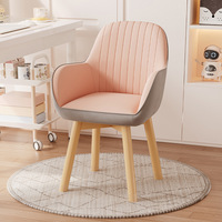 Chaise de bureau ergonomique avec accoudoirs pivotants et fixes pour la maison, le bureau, la chambre, l'étude, le dortoir