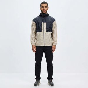 Precio al por mayor OEM: Chaqueta vintage de hombre para otoño, de alta calidad, personalizada, con capucha, impermeable, cortavientos, ecológica y transpirable. - Product Image 1