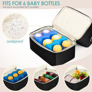 Bolsa Enfriadora <span class=keywords><strong>de</strong></span> Leche Materna Multifuncional <span class=keywords><strong>de</strong></span> Poliéster, Bolsa <span class=keywords><strong>de</strong></span> Viaje Aislada <span class=keywords><strong>de</strong></span> Doble Capa para Biberones y Extractores <span class=keywords><strong>de</strong></span> Leche - Product Image 4