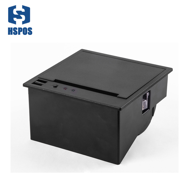 HSPOS 3 Inch 80mm Kiosk Thermal Embedded Panel Printer USB RS232/TTL 12V for Bus Ticket Paying System