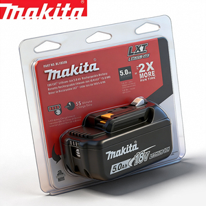 Maktita 100% Original, Batería de Alta Capacidad de 18V 5Ah BL1830B BL1850B BL1820 BL1840B BL1860B <span class=keywords><strong>BL1815</strong></span> para Juego Combinado - Product Image 3