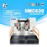 Centre d'usinage CNC horizontal HMC630, cadre en fonte à haute rigidité, équipement de traitement des métaux