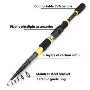 Ensemble canne à pêche Searcher Lure 1,8 m télescopique avec moulinet spinning et accessoires de pêche - Product Image 3