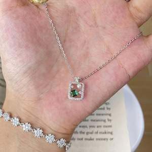 S925 Solid Silver Elegant Mandala Lace Full Diamond <b>Pendant</b> Clavicle Chain with <b>Large</b> Australian White Pearl Luxury <b>Necklaces</b> - Product Image 2