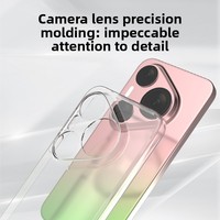 Coque souple transparente en TPU pour Huawei P70 P80 P90, design créatif minimaliste, anti-chute, protection contre les chocs