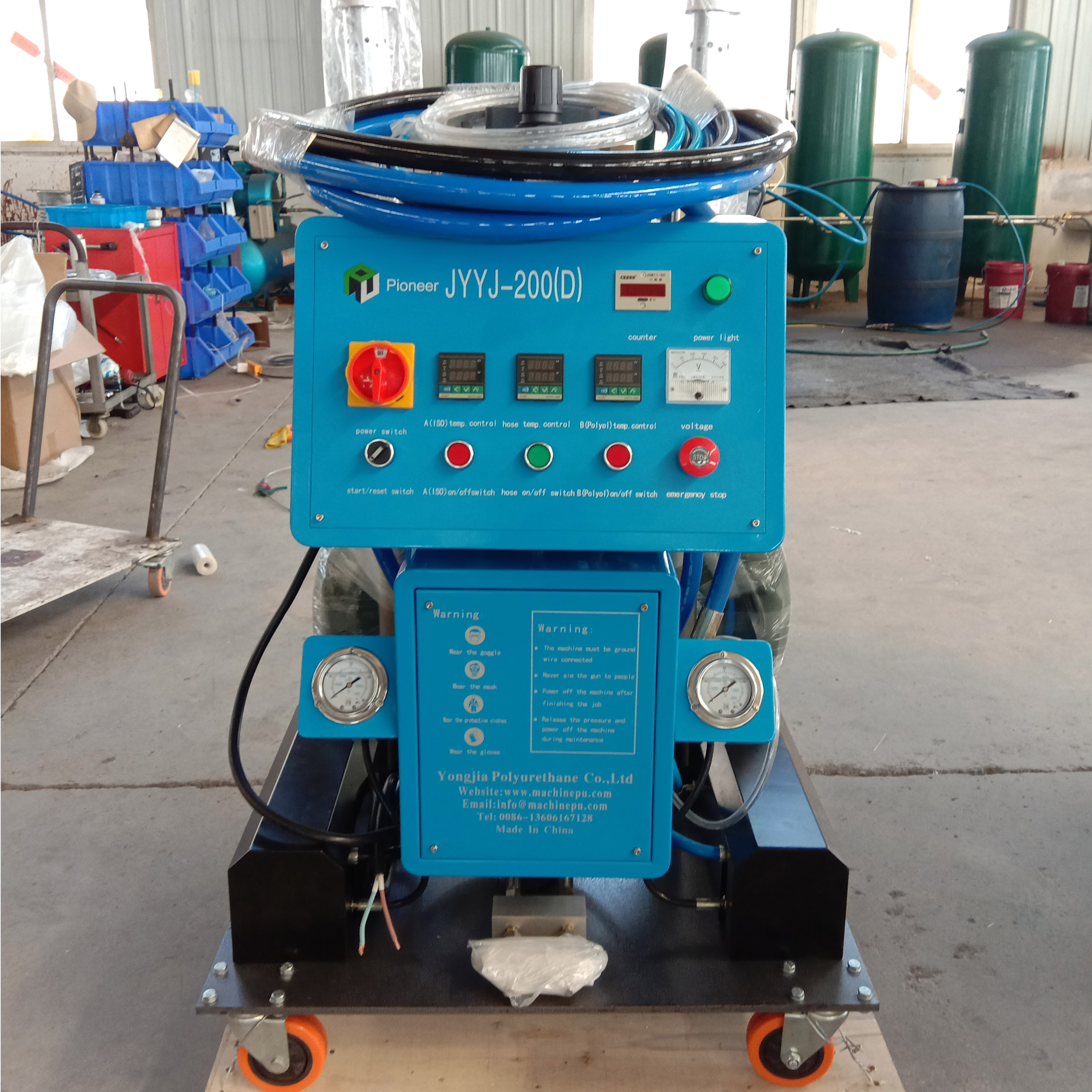 Machine De Mousse De Jet De polyuréthane Pour Mur D'isolation Phonique