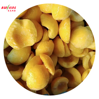 Heetverkopende IQF diepvries gele perziken, gesneden en half ingesneden, HACCP gecertificeerd, bulkverpakking, groothandel, openlucht, 100% fruit, 24 stuks
