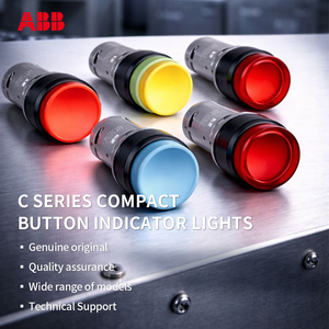 สวิตช์กดแบบมีไฟแสดงสถานะ A-BB C Series Compact Push Button Indicator CP IP66 ไฟ LED สีแดง ขั้วต่อแบบสกรู ของแท้ ควบคุมได้อย่างมั่นคง - Product Image 3