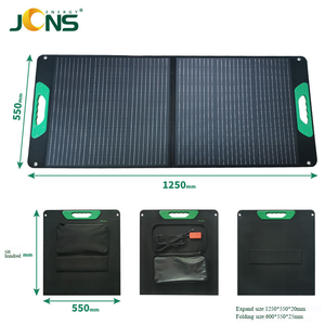 Banco de Energía Solar Plegable JCNS Shenzhen <span class=keywords><strong>en</strong></span> Existencia, 18v 100w, Portátil, para Barcos, Yates, Camiones, Autocaravanas - Product Image 2