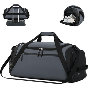 Travel Overnight Duffle <b>Bag</b> with Zipper Closure Wet Pocket & Shoe Compartment Padded <b>Shoulder</b> Strap <b>Mens</b> Sports Gym <b>Bag</b> - Product Image 1