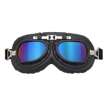 मोटरसाइकिल चश्में चश्मा मोटर बाइक पायलट Steampunk विंटेज हेलमेट साइकल चलाना स्की रेट्रो धूप का चश्मा