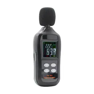 961 Atacado Digital Handheld DB Medidor De Nível De Áudio De Ruído 35-135dB Decibéis Mini Medidor De Nível De Som