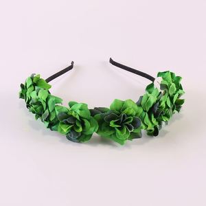 Nuevos productos de moda al por mayor, accesorios para el cabello, diadema de ala ancha con pliegues de color sólido, horquillas, diademas de salida para mujer - Product Image 3