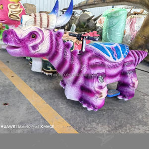 Dinosauri Cavalcabili Ricaricabili Elettrici Animatronici Giocattoli Dinosauro Scooter con Luci e Timer per Bambini - Product Image 6