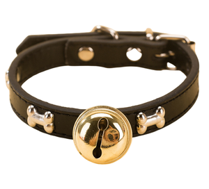 Kerah anjing dengan bel kerah kulit dengan bel Pu kerah anjing untuk <span class=keywords><strong>XXS</strong></span> kecil sedang hewan peliharaan laki-laki anjing kucing kecil hewan kecil - Product Image 4