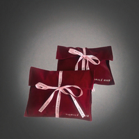 Enveloppe d'expédition de luxe en velours, recyclable, réutilisable, avec logo personnalisé, écologique, imprimée en sérigraphie, fabriquée au Guangdong