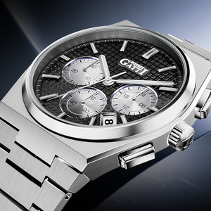 Montre à quartz personnalisée avec logo OEM Bonest Gatti, bracelet en acier inoxydable, montres de luxe pour hommes, montre-bracelet pour hommes, vente en gros BG8016 - Product Image 2