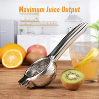 Presse-citron en acier inoxydable 304 de très haute qualité, presse-agrumes manuel pour jus de citron vert 2.8 pouces de Large