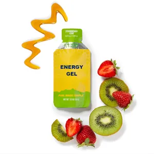 Strawberry Kiwi Flavored Sports Products Athletes Designed Carbs Low Sugar Powerful Endurance Gel Running Energy Saving Gel