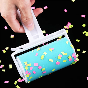 Reusable Lint <b>Roller</b> Washable Lint Remover <b>for</b> <b>Clothes</b> Pet Hair <b>Sticky</b> Home Cleaning - Product Image 4