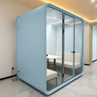 Cabine insonorisée modulaire de haute qualité, bureau mobile, cabine acoustique, cabine téléphonique privée, taille personnalisée