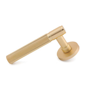 Satin <span class=keywords><strong>Brass</strong></span> Phong Cách Châu Âu Kẽm Hợp Kim Cửa Khóa Xử Lý Tay Nắm Cửa Vàng <span class=keywords><strong>Brass</strong></span> Đòn Bẩy Trên <span class=keywords><strong>Rose</strong></span> - Product Image 5