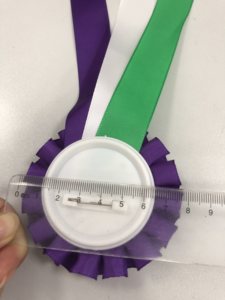Kit de Disfraz de Suffragista Victoriana de 180 cm con Cinta 'Votos para las Mujeres' y Roseta, 100% Poliéster, Temática de Derechos de la Mujer, Día Mundial del Libro, para Adultos - Product Image 3