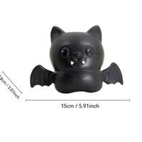 Jouet en mousse scintillante en forme de chauve-souris à remontée lente, jouets sensoriels anti-stress pour enfants, nouveauté en vrac