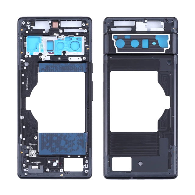 Mobile Phone Middle Frame Bezel Faceplate Bezel Frame With Side Button for Google Pixel 6 Pro Replacement
