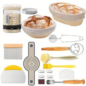 Cestas de mimbre y ratán hechas a mano al por mayor para fermentación de pan de masa madre, utensilios de repostería y herramientas de cocina. - Product Image 4