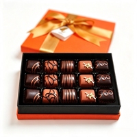 Boîte cadeau en chocolat de couleur personnalisée, boîtes rigides en carton, emballage de boîte de chocolat, estampage, papier d'art 157 g/m², 1200 g/m²