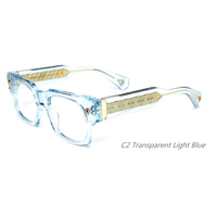 JULIUS Montures optiques carrées épaisses en acétate de luxe haut de gamme, vente en gros, stock disponible, lunettes