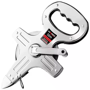 장거리 30m 50m 100m 오픈 릴 스틸 측량사의 테이프 측정 ABS 플라스틱 탄소강 블레이드 측정기 - Product Image 1