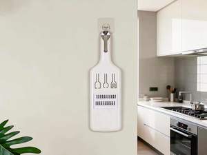 Plastik Saplı Mutfak Gereçleri Manuel Paslanmaz Çelik Rende İstiflenebilir Sebze Rende Seti El Koruyucu İle - Product Image 4