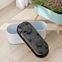 BRICE Support de Plante Auto-Arrosant en Plastique pour Vase de Sol, Porte-Plantes, Boîte à Fleurs, Présentoir pour Pots, Étagère Moderne pour Jardin Intérieur et Extérieur en Rotin