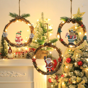 Guirlande de Noël Lumière LED Père Noël Bonhomme de Neige Fenêtre Lustre Porche Arbre de Noël Lustre - Product Image 3