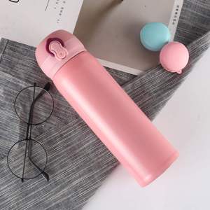Botella de Agua de 500 ml con Tapa Abatible, Acero Inoxidable, Doble Pared, Aislamiento al Vacío, Taza de Viaje, Logotipo Personalizado, Deportiva - Product Image 2