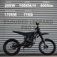 Moto électrique tout-terrain Arctic Leopard XE PRO S 2025 20Kw Cloud Leopard Rapide 100km/h 72V 55Ah