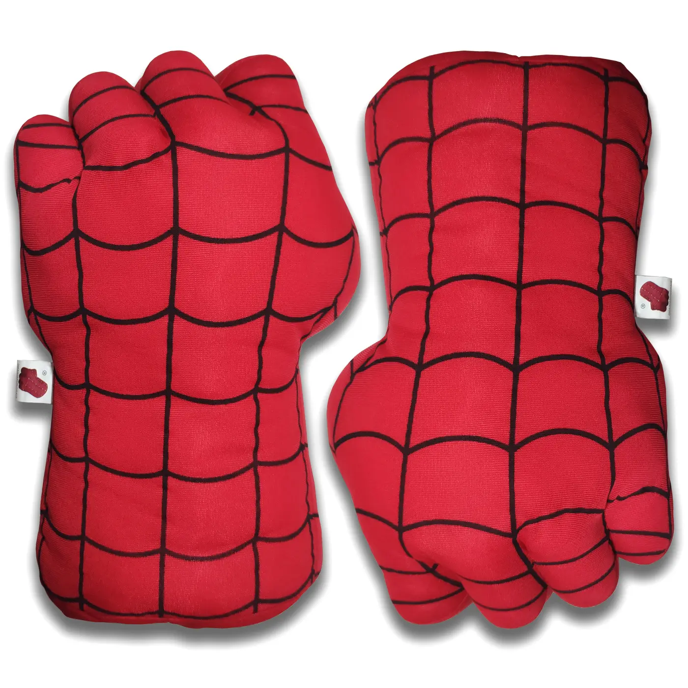 Linda toy Anime Hero Boxing Gloves Toys Children Gift Cosplay Costume Green Fist Red Spiders Big Soft Plush Boxing Gloves Toys