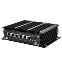 PC Mini Industri Tahan Banting Intel Generasi ke-8 & 9 Core I5-8350U Tanpa Kipas, RAM DDR4 Tersedia, Colokan AU US CN EU JP