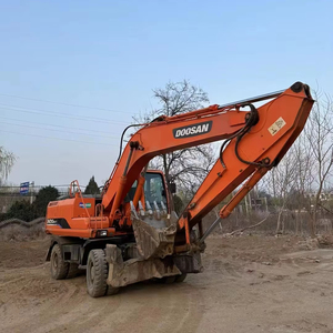 Doosan-Excavadoras de 21 toneladas usadas, excavadora de ruedas, bomba de engranajes, cojinete PLC para motor de construcción, motor de segunda mano - Product Image 1